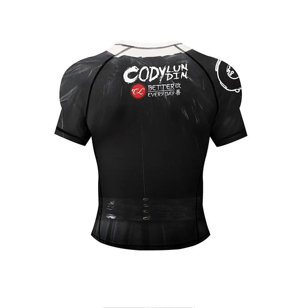 One Piece 'Marshall D Teach | Blackbeard' Short Sleeve Elit Compression Rashguard