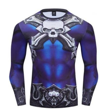 Skeletor Masters Of The Universe Compression Premium Long Sleeve Rashguard