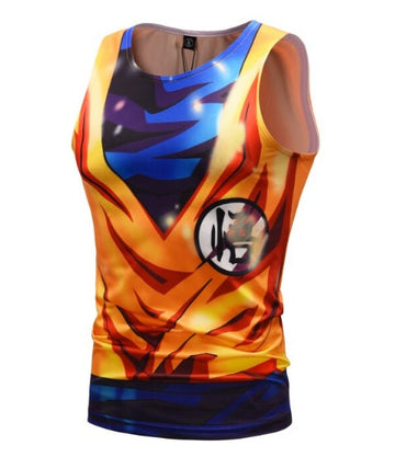 BJJ Rash Guard Super Saiyan God Goku Dragon Ball Z Tank Top BJJ Rash Guard Super Saiyan God Goku Dragon Ball Z Tank Top