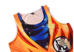 BJJ Rash Guard Super Saiyan God Goku Dragon Ball Z Tank Top