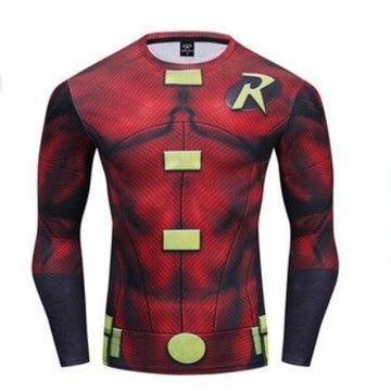 Tim Drake Robin Compression Premium Long Sleeve Rashguard