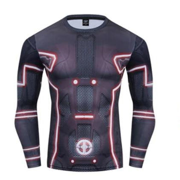 Clu Finish The Game Tron Legacy Compression Premium Long Sleeve Rashguard