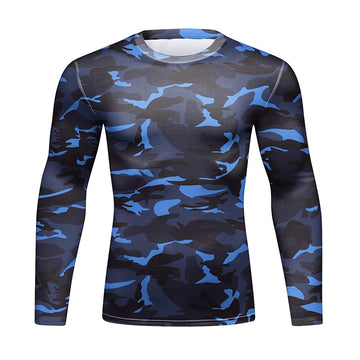 Men's Winter Elite Camouflage Long Sleeve Compression Rashguard