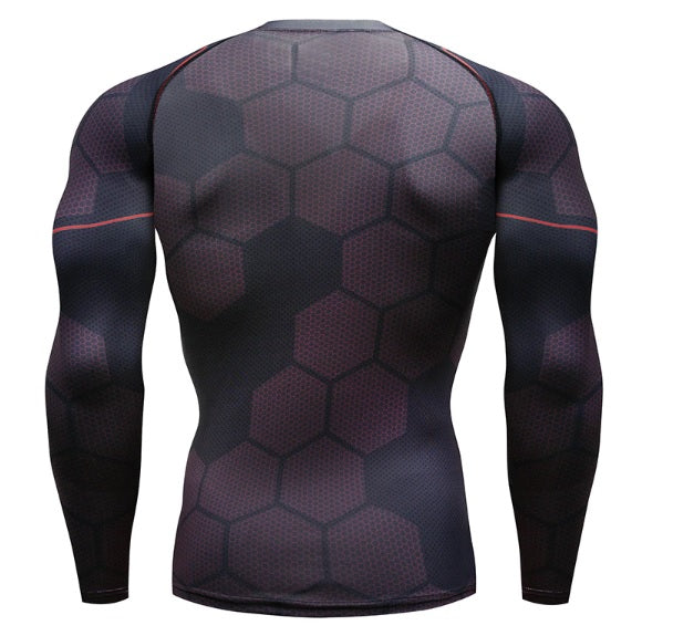Iron Man'No Reactor' Infinity War Long Sleeve Undersuit Compression Rash Guard