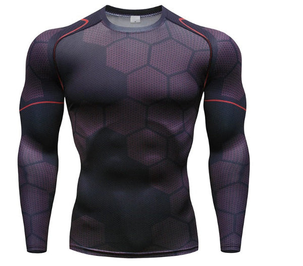 Iron Man'No Reactor' Infinity War Long Sleeve Undersuit Compression Rash Guard