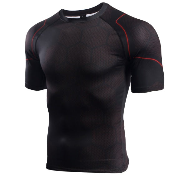 Iron Man'No Reactor' Infinity War Short Sleeve Undersuit Compression Rash Guard