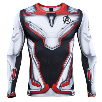 Long Sleeve Compression Rashguard Avengers Quantum Realm