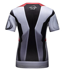 Women's Avengers End Game 'Quantum Realm Suit' Elite Short Sleeve Compression Rashguard