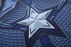 Women's Captain Steve Rogers 'End Game' Elite Short Sleeve Compression Rash Guard