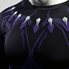 Black Panther 'Civil War' Compression Long Sleeve Rashguard