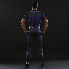 Black Panther 'Civil War' Compression Rashguard Set