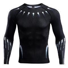 Black Panther 'Infinity War' Compression Long Sleeve Rashguard-RashGuardStore