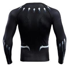 Black Panther 'Infinity War' Compression Long Sleeve Rashguard-RashGuardStore