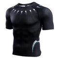 Black Panther 'Infinity War' Compression Short Sleeve Rashguard-RashGuardStore