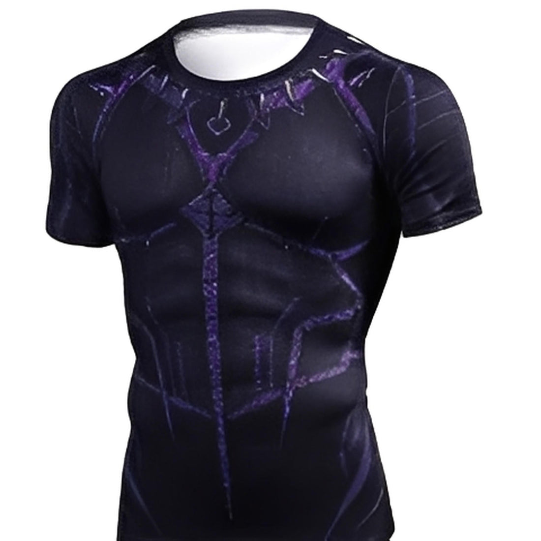 Black Panther 'King T'Challa' Compression Short Sleeve Rashguard