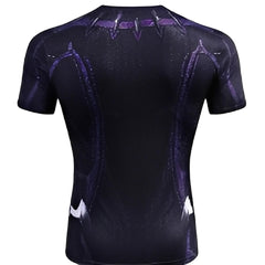 Black Panther 'King T'Challa' Compression Short Sleeve Rashguard