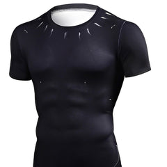 Black Panther 'King T'Challa' Infinity War Compression Short Sleeve Rashguard