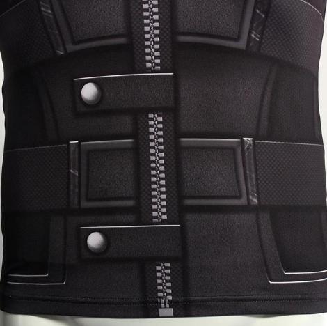 Black Widow Infinity War Women's Compression Short Sleeve Rashguard-RashGuardStore