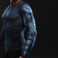 Buck "Winter Soldier" Infinity War Compression Long Sleeve Rashguard-RashGuardStore