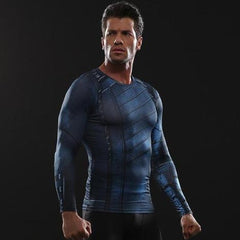 Buck "Winter Soldier" Infinity War Compression Long Sleeve Rashguard-RashGuardStore