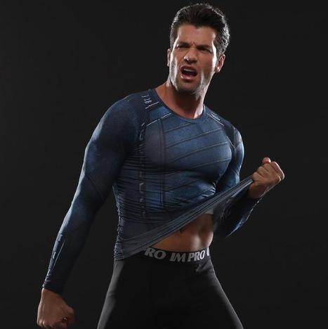 Buck "Winter Soldier" Infinity War Compression Long Sleeve Rashguard-RashGuardStore