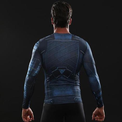 Buck "Winter Soldier" Infinity War Compression Long Sleeve Rashguard-RashGuardStore