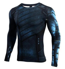 Buck "Winter Soldier" Infinity War Compression Long Sleeve Rashguard-RashGuardStore
