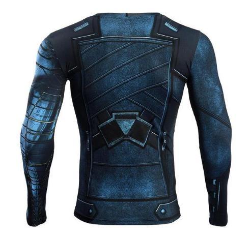 Buck "Winter Soldier" Infinity War Compression Long Sleeve Rashguard-RashGuardStore