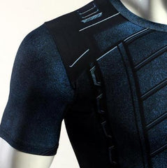 Buck "Winter Soldier" Infinity War Compression Short Sleeve Rashguard-RashGuardStore