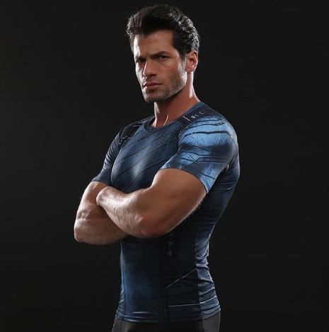 Buck "Winter Soldier" Infinity War Compression Short Sleeve Rashguard-RashGuardStore