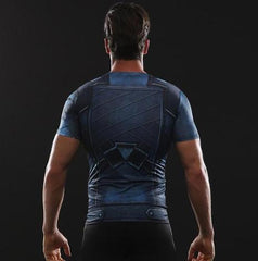 Buck "Winter Soldier" Infinity War Compression Short Sleeve Rashguard-RashGuardStore