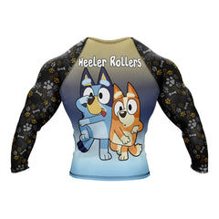 Kids Bluey 'Jiu Jitsu Mode' Long Sleeve Compression Rashguard