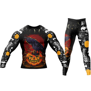 Compression Rashguard Set Halloween 'The Crow'