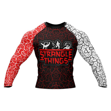 Stranger Things Strangle Things Long Sleeve Compression Rashguard