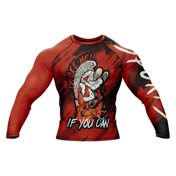 St. Michael The Archangel 'Choke Me If You Can' Long Sleeve Compression Rashguard