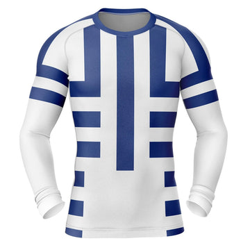 Demon Slayer 'Akaza Print' Long Sleeve Rashguard Compression
