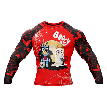 Bluey Booey Kids Long Sleeve Compression Rashguard