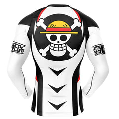 Kids One Piece 'Straw Hat Crew' Long Sleeve Compression Rashguard