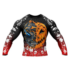 Halloween 'Skull O'Lantern' Compression Rashguard Set