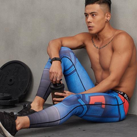 Captain America Men'S Compression Leggings Grappling Spats-RashGuardStore