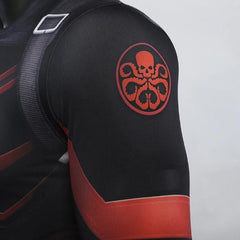 Captain America Steve Rogers 'Agent of Hydra' Premium Long Sleeve Compression Rash Guard-RashGuardStore