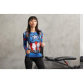 Captain America Women's Compression Long Sleeve Rashguard-RashGuardStore