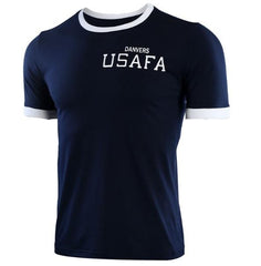 Carol Danvers Captain Marvel Blue 'USAFA Bootcamp' T Shirt-RashGuardStore