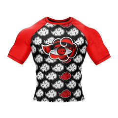 Naruto 'Akatsuki Cloud | Eye' Short Sleeve Compression Rashguard