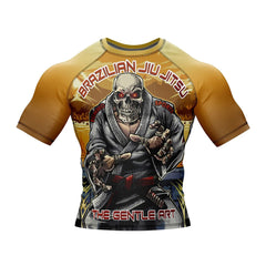 Skull 'The Gentle Art' Short Sleeve Compression Rashguard