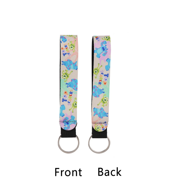 Monsters, Inc. ‘Sully and Mike | Top Scares' Wrist Lanyard Keyring Clip Keychain