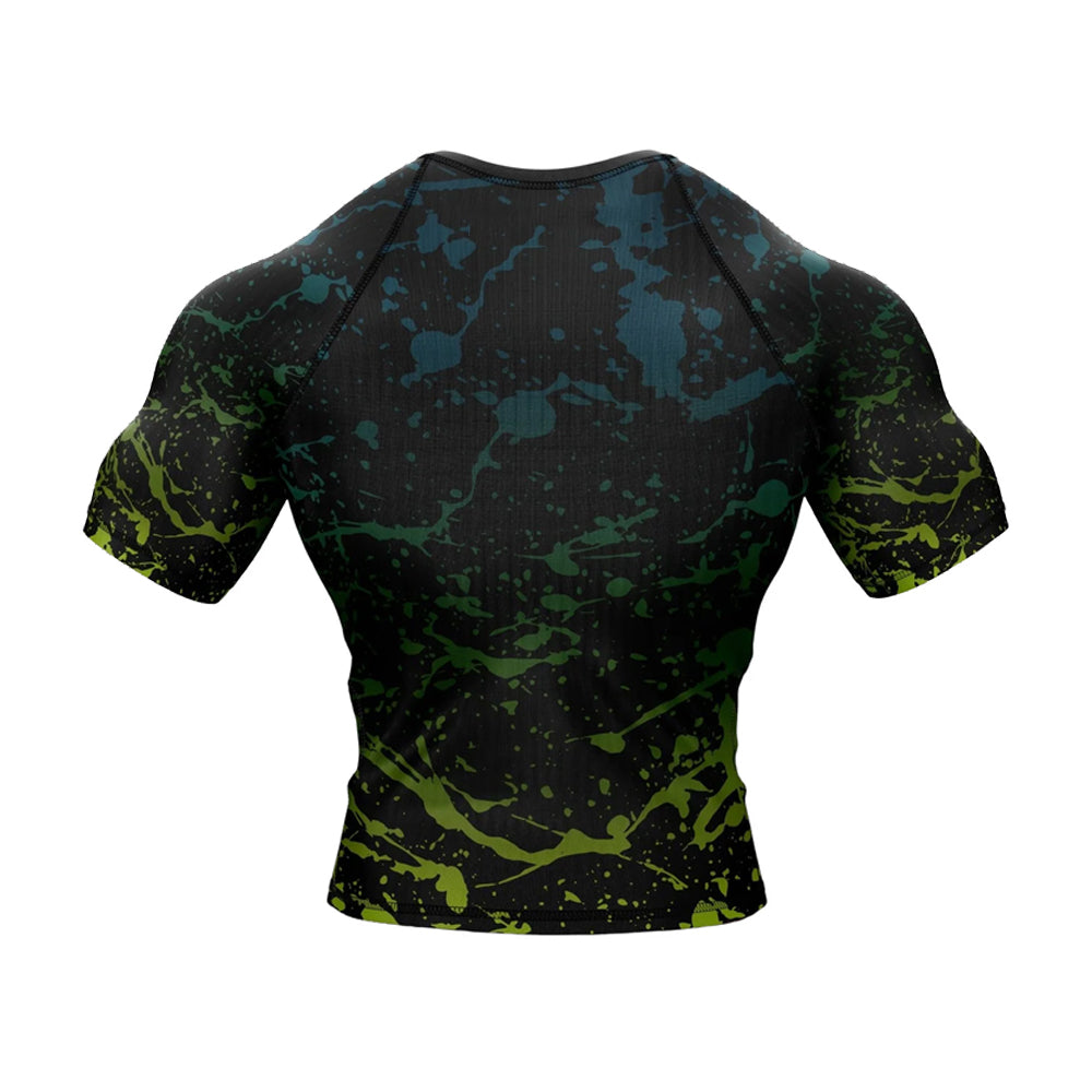 Brazilian Jiu JIitsu 'Pride Or Die' Short Sleeve Compression Rashguard