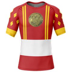 Power Rangers 'Red Ranger | Ape | Ninjetti' Short Sleeve Compression Rashguard