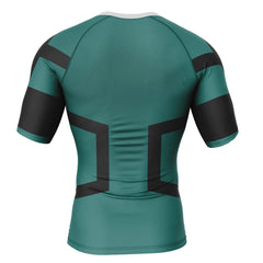 Kids My Hero Academia 'Deku' Short Sleeve Compression Rashguard