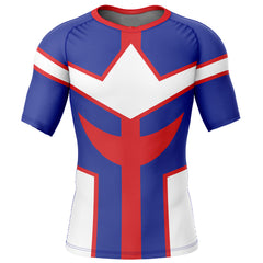 Kids My Hero Academia 'All Might' Short Sleeve Compression Rashguard